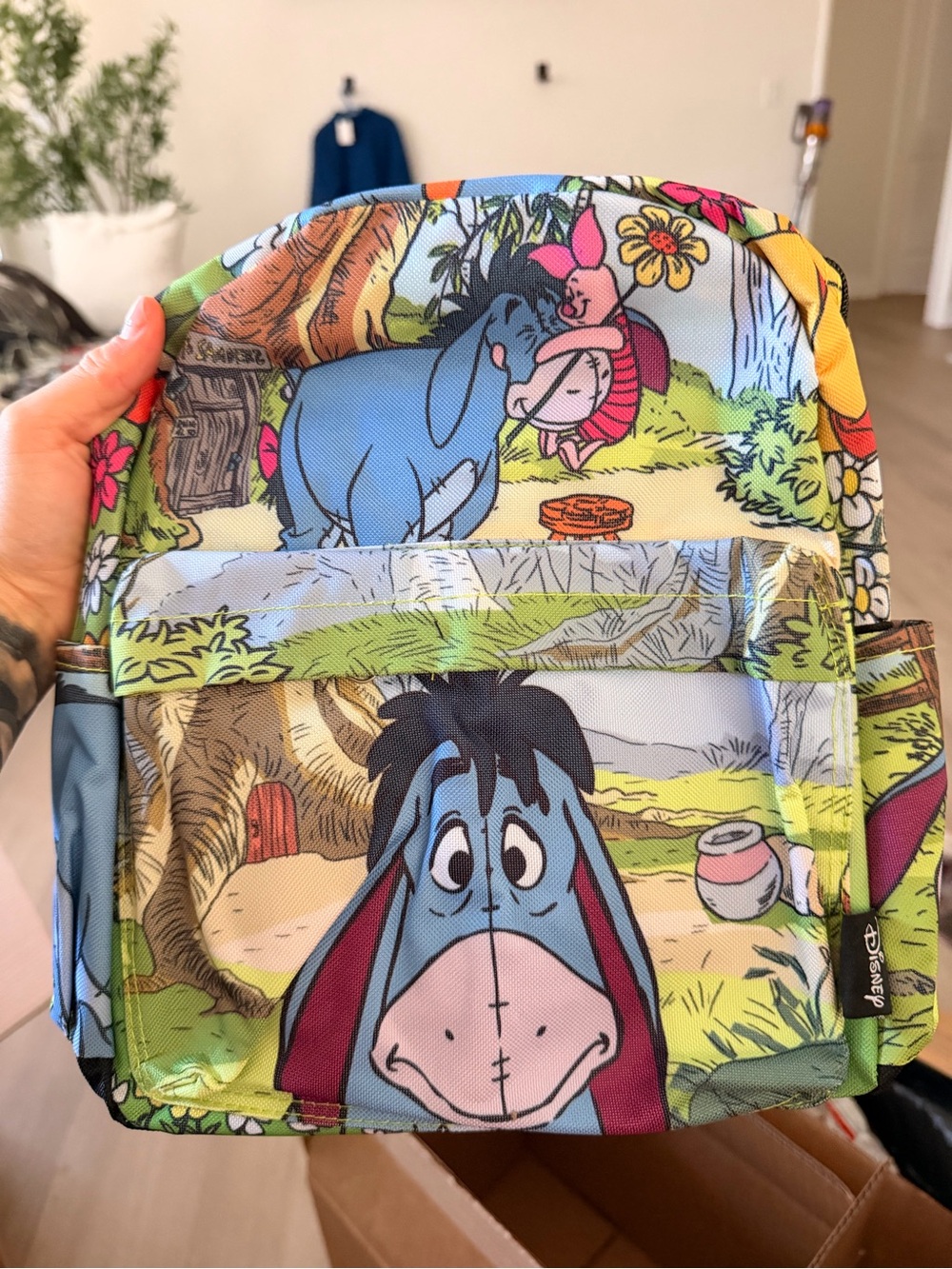 Disney Eeyore Kids Backpack - Blue, Pink, Green